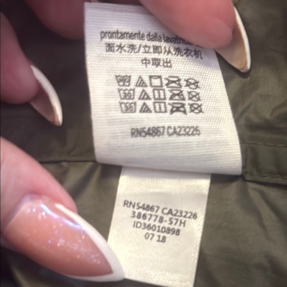 Victoria's Secret Pink Bling Campus Hoodie Anorak Jacket Olive Green XS S - Picture 6 of 6